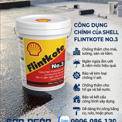 Chống thấm Flintkote - chống thấm con sò