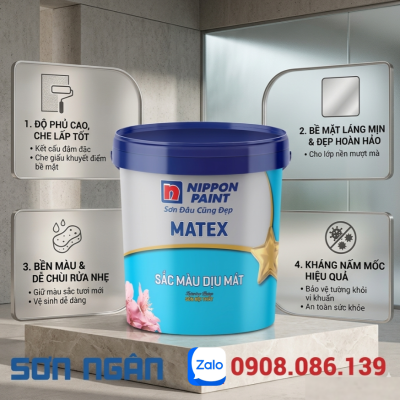 Nippon Matex Sắc Màu Dịu Mát