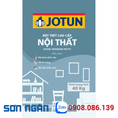Bột trét cao cấp nội thất - Bao 40kg