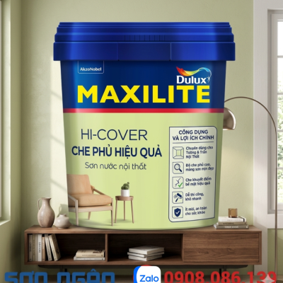 Sơn nội thất Hi-Cover che phủ hiệu quả