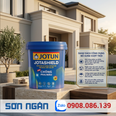 Sơn ngoại thất cao cấp Jotashield chống phai màu